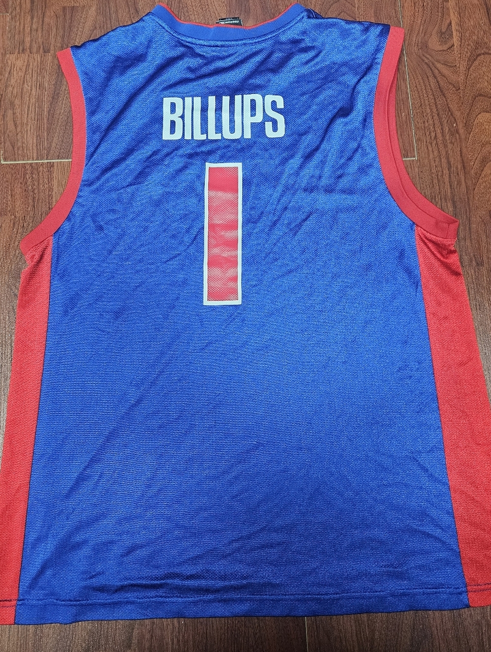 Reebok CHAUNCEY BILLUPS’ Basketball Jersey in Blue & Red Size Large